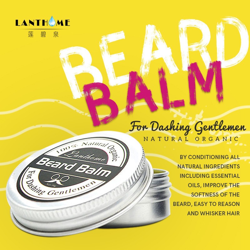 Beard Oil - Bálsamo Natural para Barba, Cera para