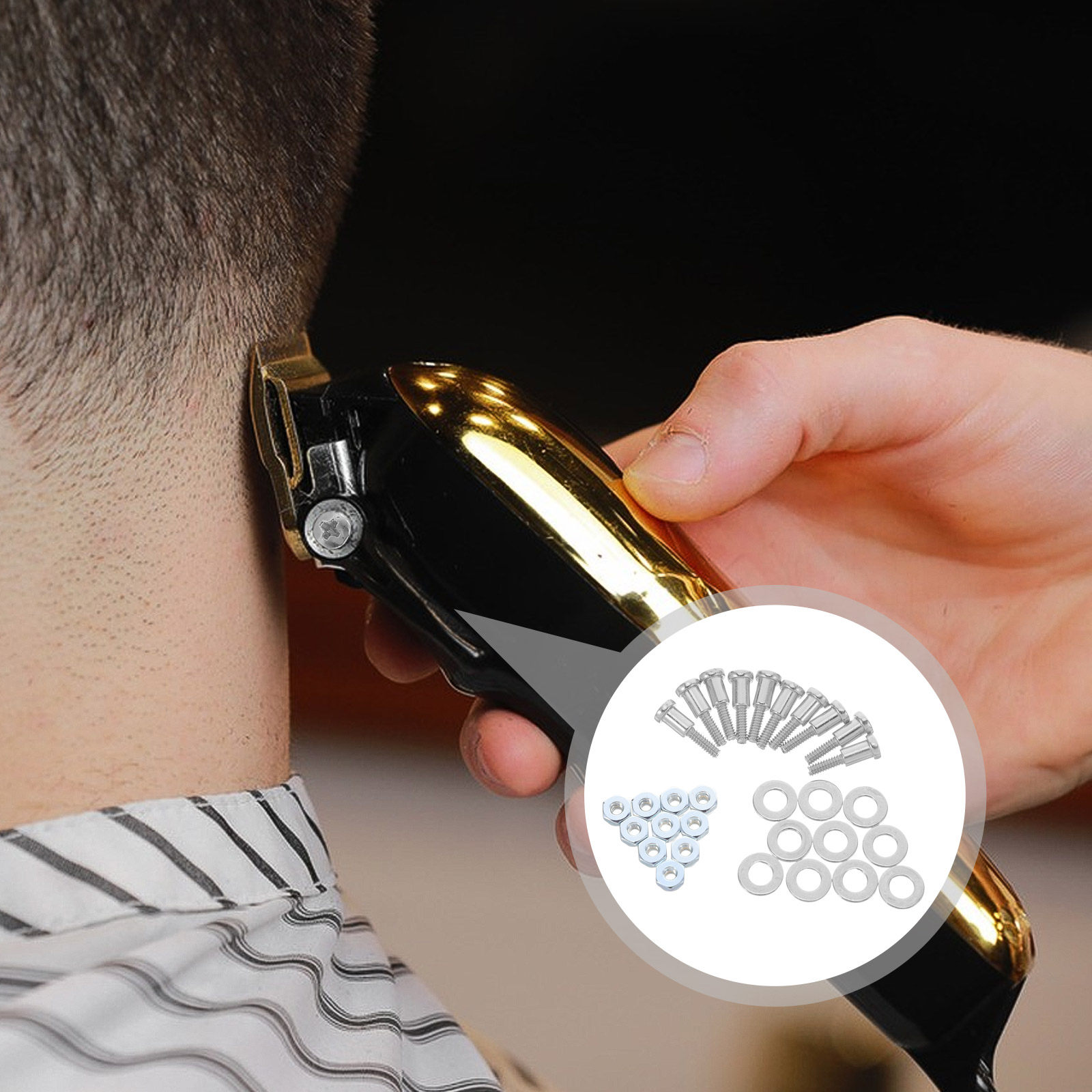 Hair Clipper - 10 juegos de tornillos para recortadora