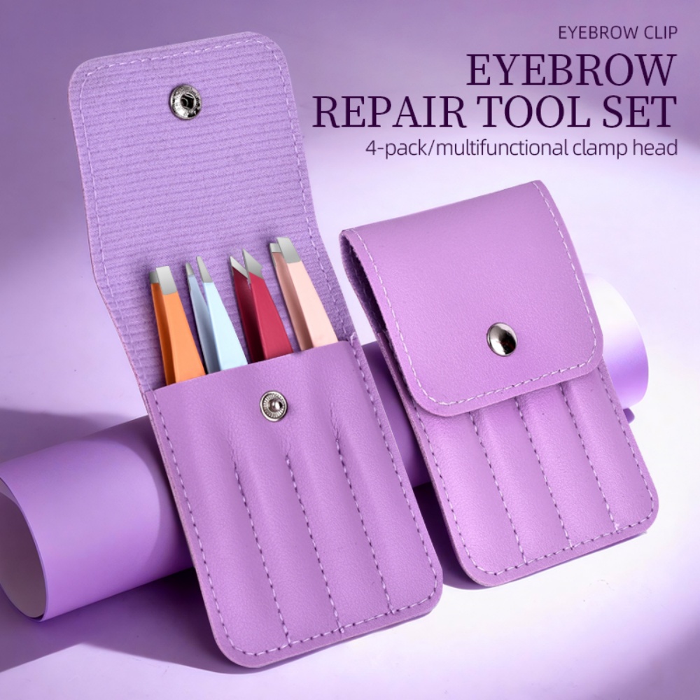 Grooming Kit - Juego de pinzas para cejas profesionales