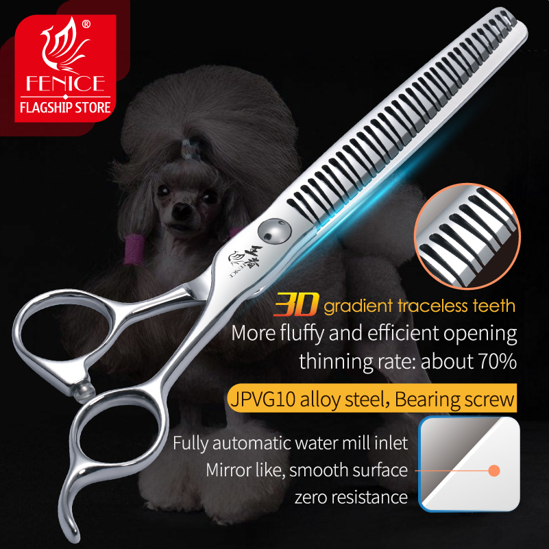Grooming Scissors - Fenice 7 pulgadas 3D gradiente sin