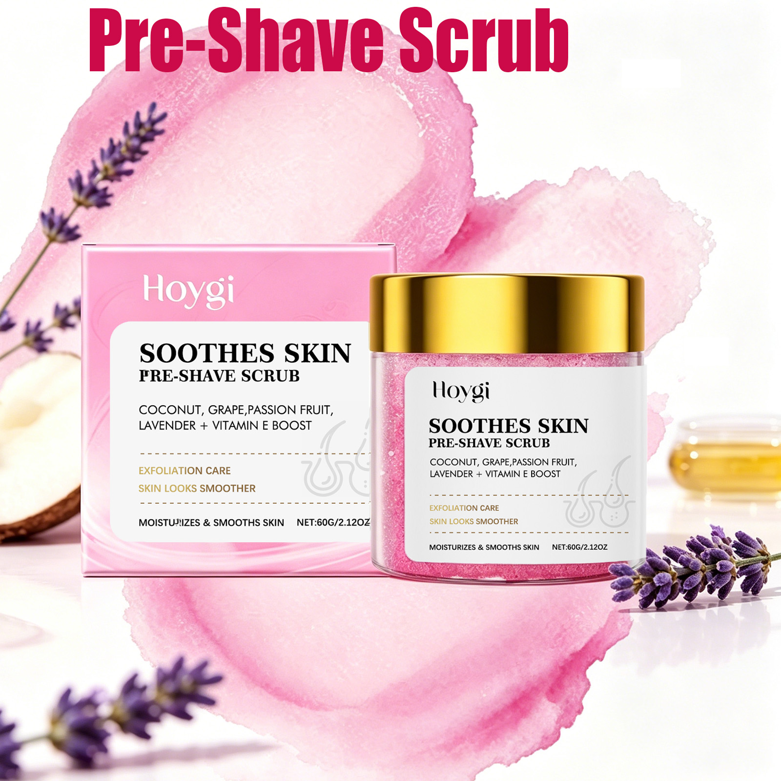 Shaving Cream - Exfoliante Pre-Afeitado Suave para una Piel