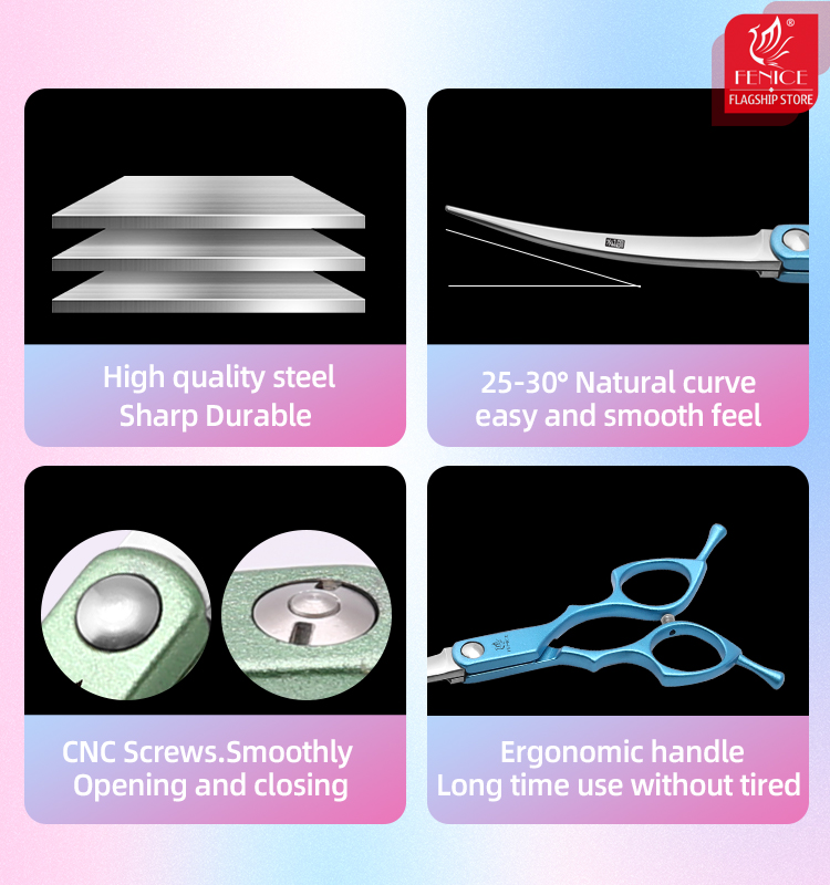 Juego de Tijeras Profesionales - Grooming Scissors reseña y precio