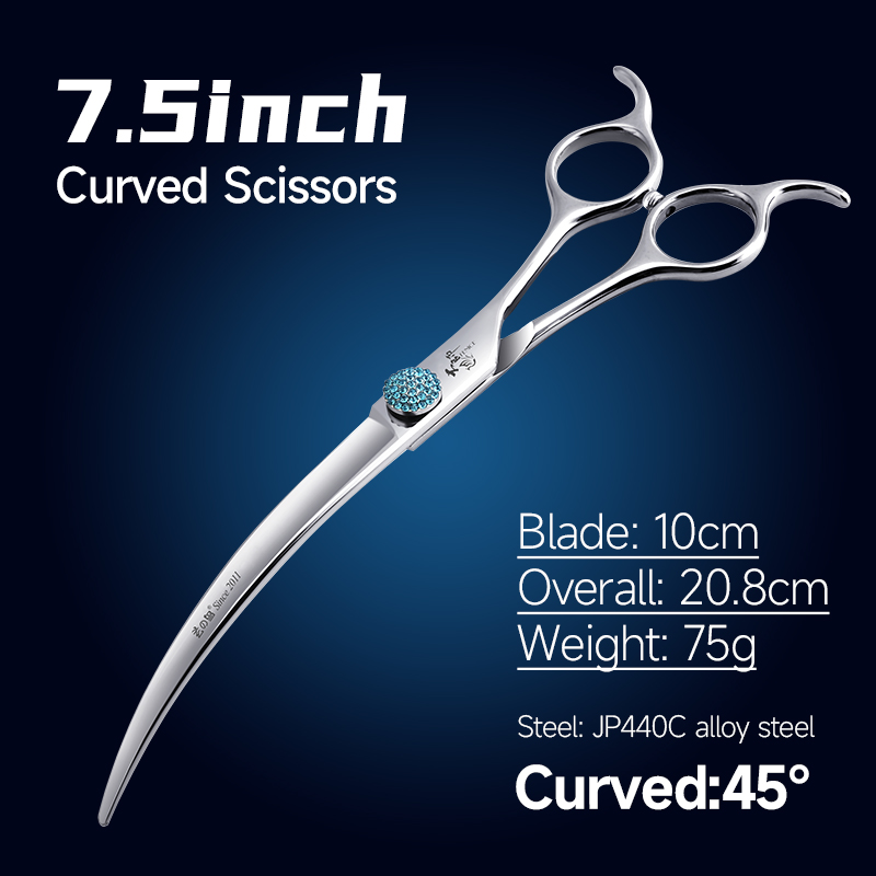 Tijeras súper curvas para masc - Grooming Scissors reseña y precio