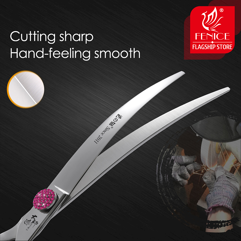 Tijeras súper curvas para masc - Grooming Scissors reseña y precio