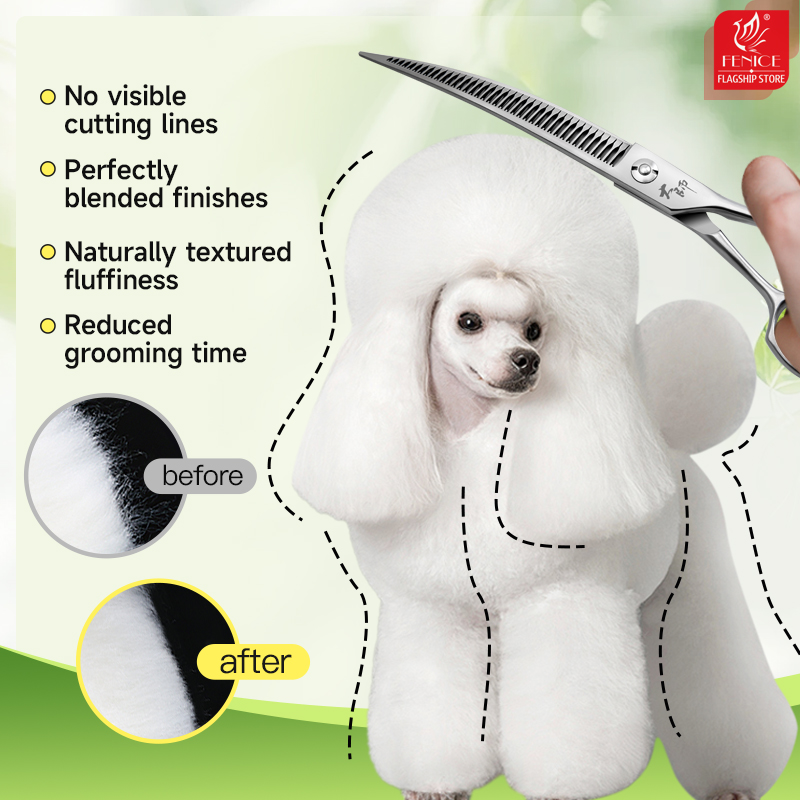 Tijeras Curvas Fenice de Alta  - Grooming Scissors reseña y precio