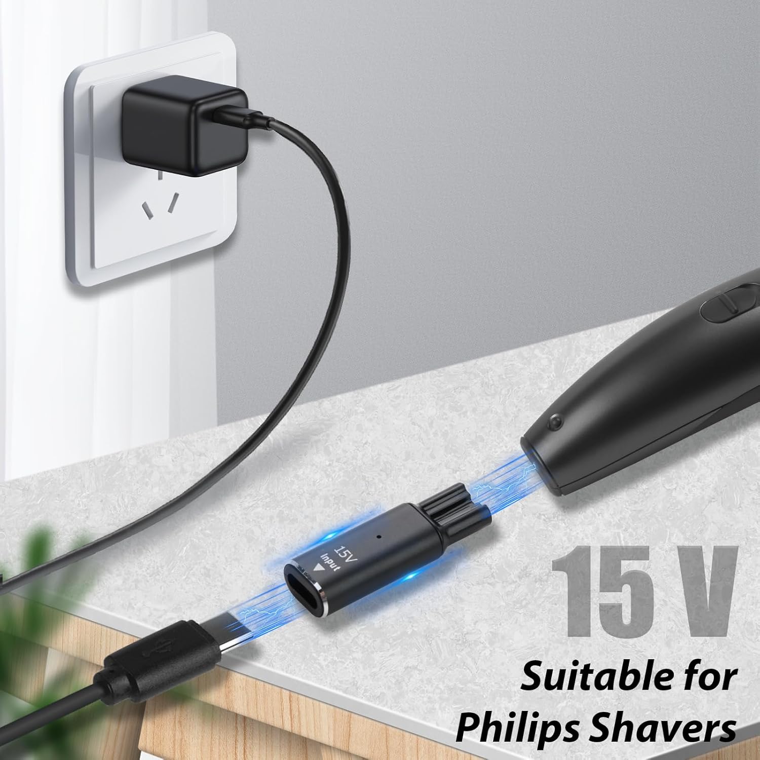 Brangdy 15V HQ8505 tipo C adap - Body Trimmer reseña y precio