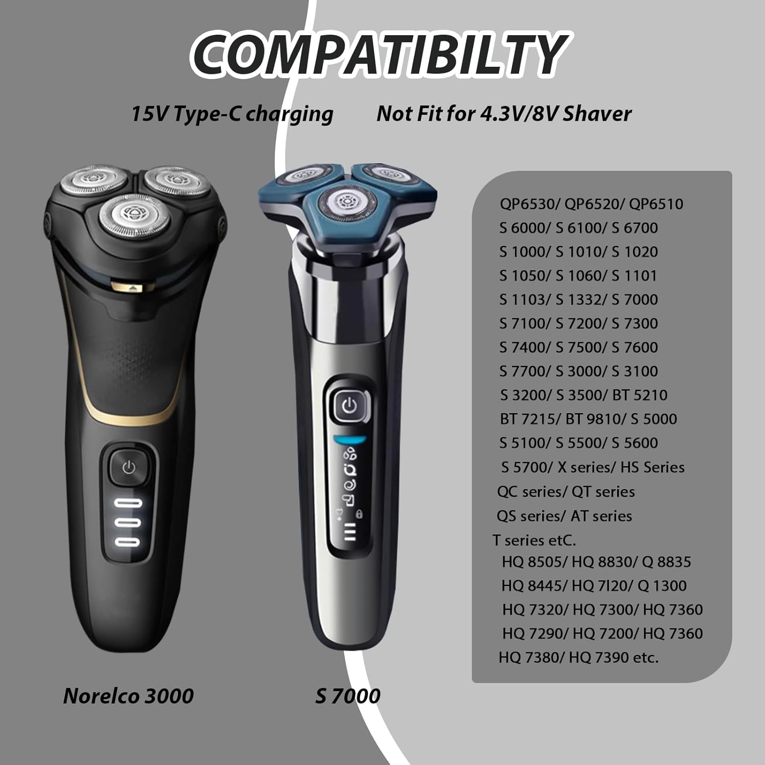 Brangdy 15V HQ8505 tipo C adap - Body Trimmer reseña y precio