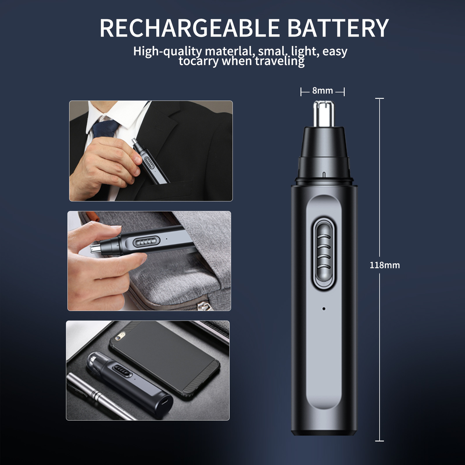 Recortador de pelo de nariz pa - Nose Trimmer reseña y precio