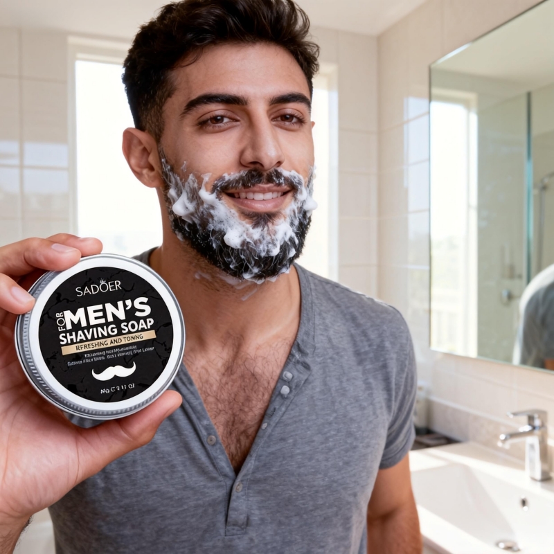 Jabón de afeitar para hombre d - Beard Oil reseña y precio