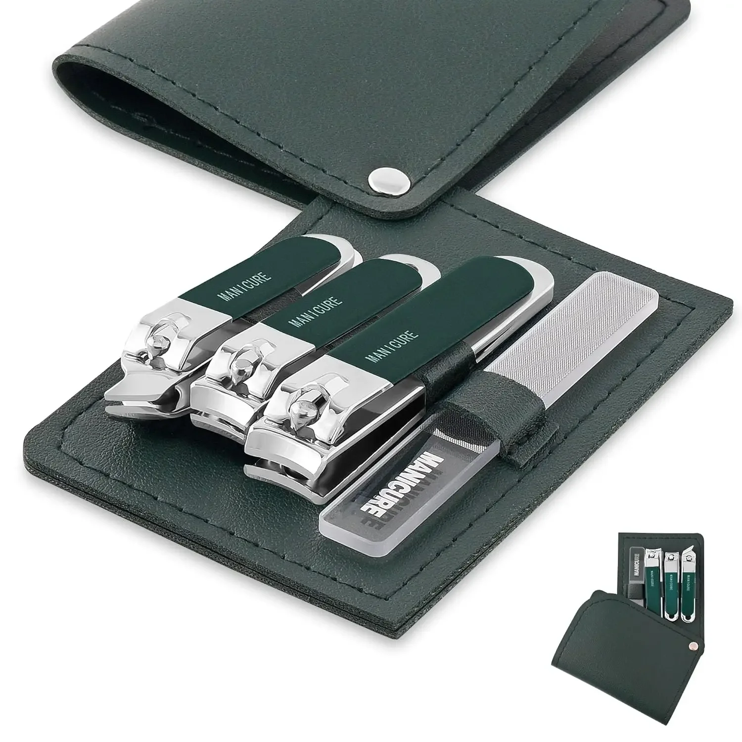 Juego de 4 Piezas de Cortaúñas - Mens Grooming Travel Kit reseña y precio