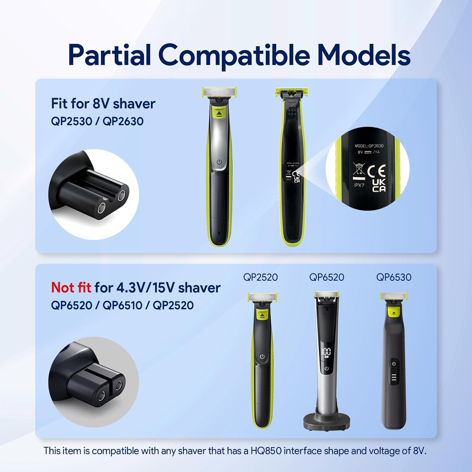Adaptador de Carga Tipo-C 8V H - Electric Razor reseña y precio